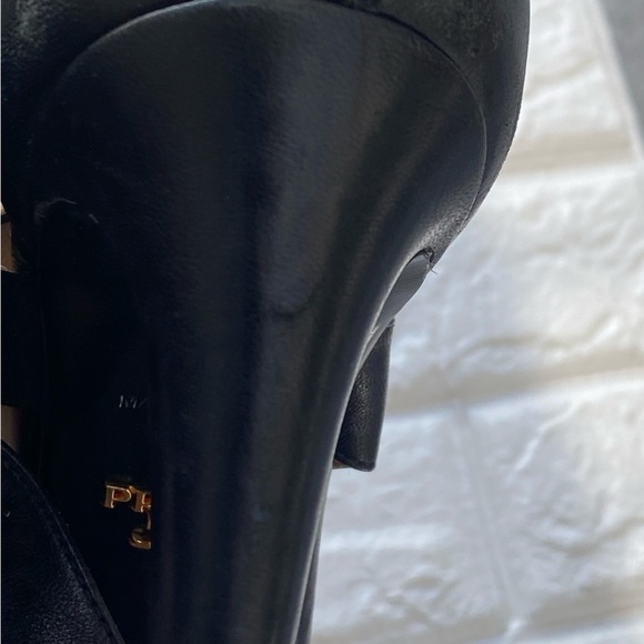 PRADA Milano Italy Leather Ankle Strap sandals 39 - Picture 5 of 12